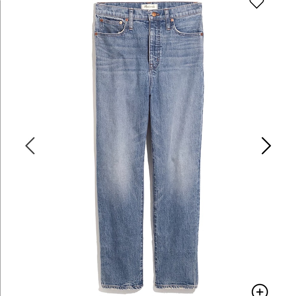 MADEWELL “Classic Straight Jean” in Peralta wash